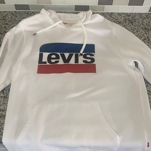 Levi’s size large hoodie white